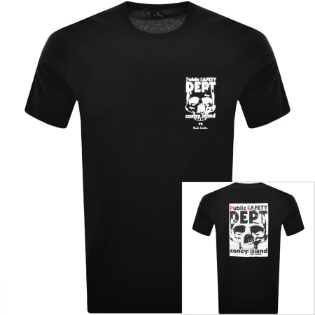 Product Image for Paul Smith Skull Logo T Shirt Black