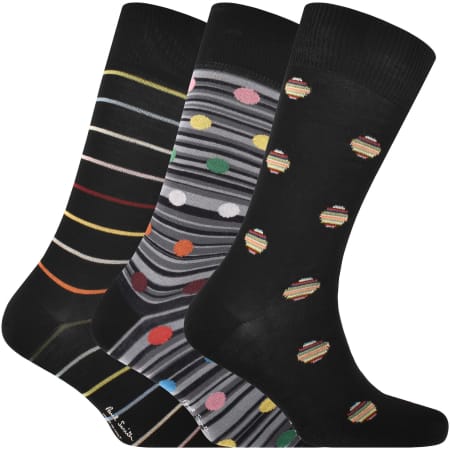 Product Image for Paul Smith 3 Pack Socks Black