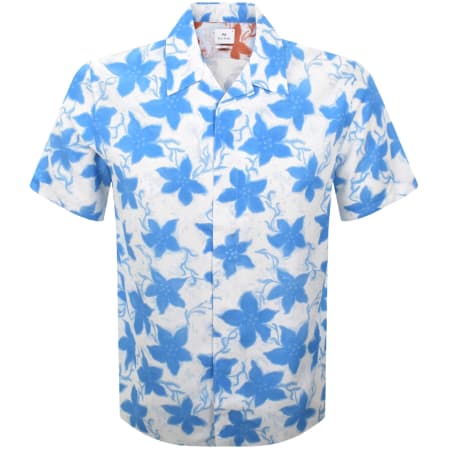 Product Image for Paul Smith Casual Fit Short Sleeved Shirt Blue