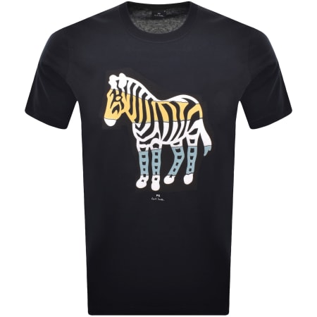 Product Image for Paul Smith Cut Out T Shirt Navy