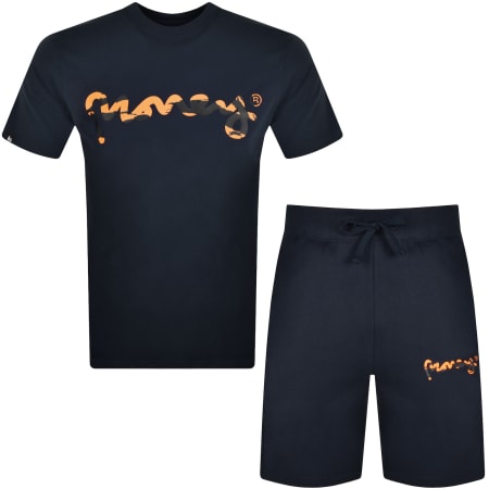 Product Image for Money LA Camo Shorts Tracksuit Navy