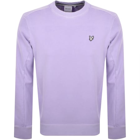 Product Image for Lyle And Scott Crew Neck Sweatshirt Lilac