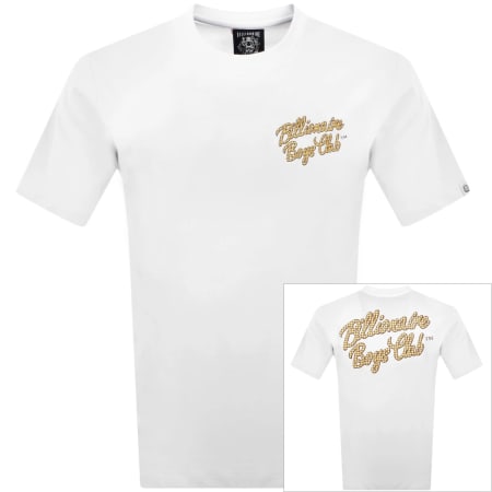 Product Image for Billionaire Boys Club Script Logo T Shirt White