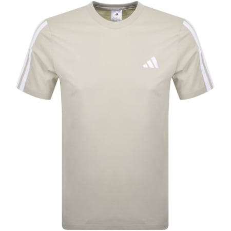 Product Image for adidas Sportswear 3 Stripes T Shirt Beige