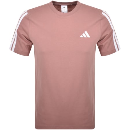 Product Image for adidas Sportswear 3 Stripes T Shirt Pink