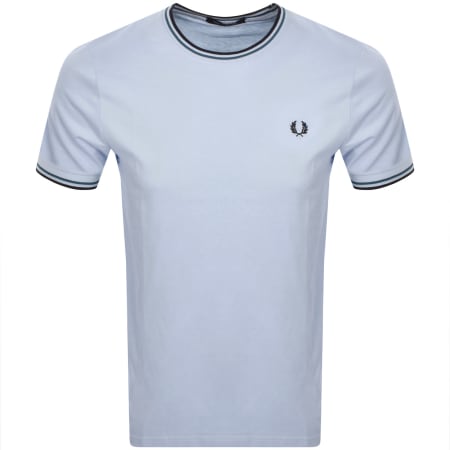 Product Image for Fred Perry Twin Tipped T Shirt Light Smoke Blue