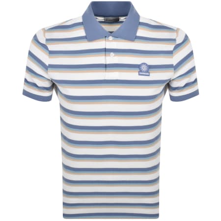 Product Image for Sandbanks Tricolour Fade Stripe Polo T Shirt Multi