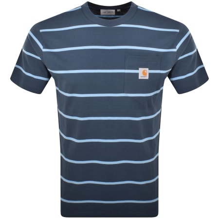 Product Image for Carhartt WIP Aiken Pocket T Shirt Dusky Blue