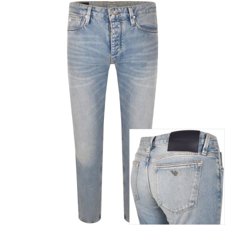 Product Image for Emporio Armani J75 Slim Fit Jeans Blue Denim