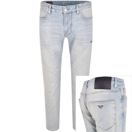 Product Image for Emporio Armani J06 Slim Fit Jeans Blue