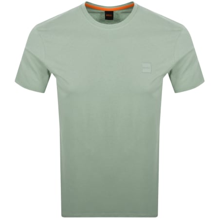 Product Image for BOSS Tales T Shirt Open Green