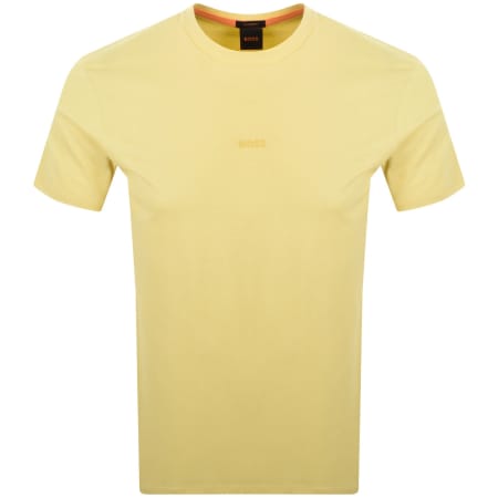 Product Image for BOSS TChup Logo T Shirt Open Yellow