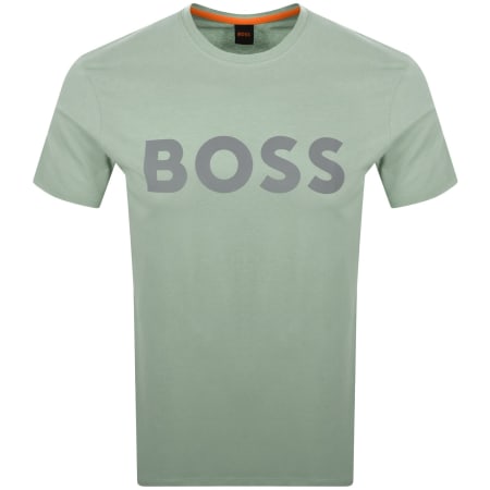 Product Image for BOSS Thinking 1 Logo T Shirt Green