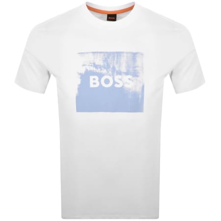 Product Image for BOSS Te Wheel T Shirt White