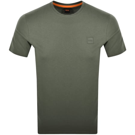 Product Image for BOSS Tales T Shirt Open Green