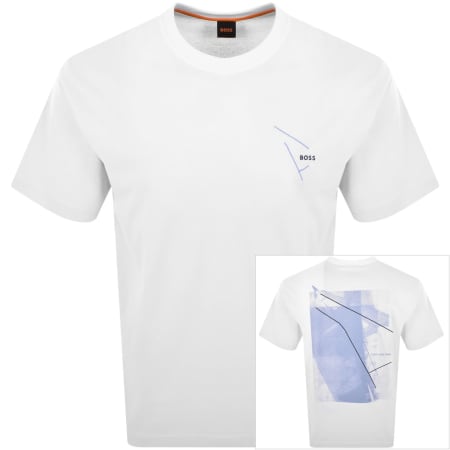 Product Image for BOSS Te Section T Shirt White
