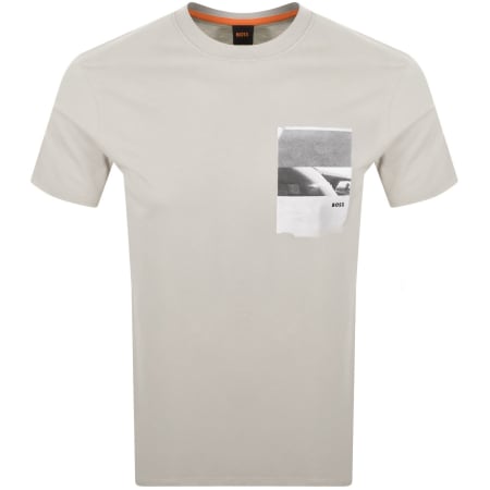 Product Image for BOSS Te Container T Shirt Light Beige
