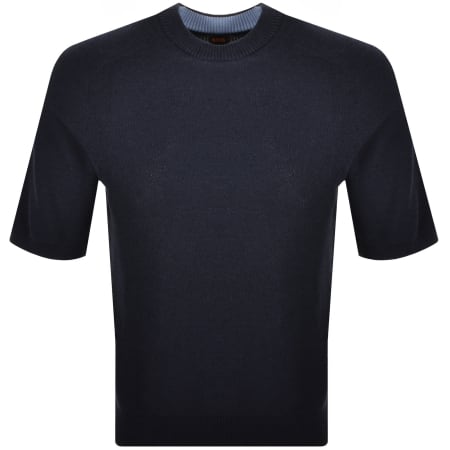 Product Image for BOSS Kencel Knit Jumper Dark Blue