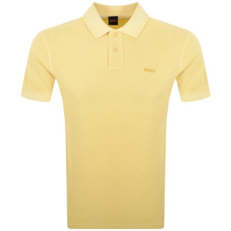 Product Image for BOSS Prime Polo T Shirt Yellow