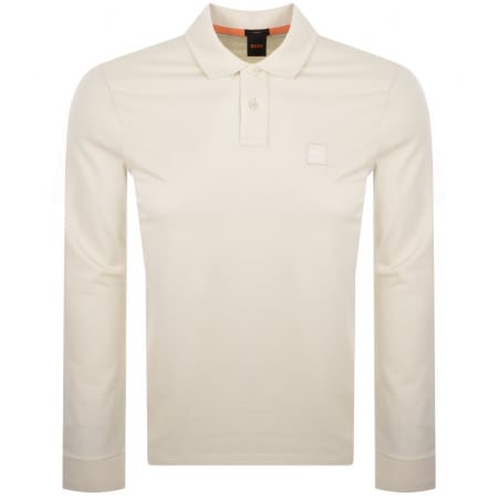 Product Image for BOSS Passerby Polo T Shirt Pale Yellow