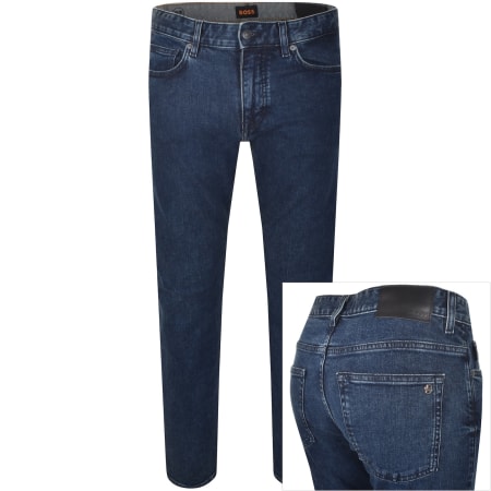 Product Image for BOSS Delaware Slim Fit Jeans Navy