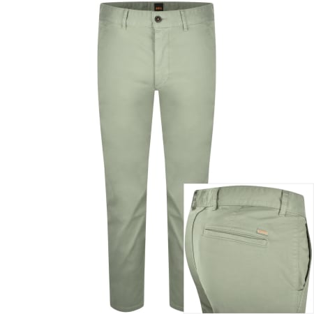 Product Image for BOSS Chino Slim Trousers Green