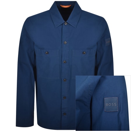 Product Image for BOSS Locky 2 Overshirt Blue