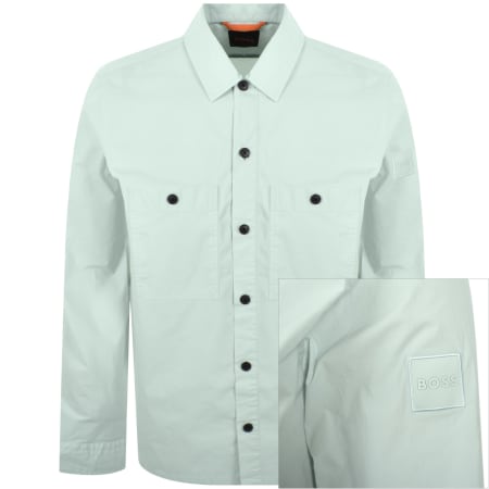 Product Image for BOSS Locky 2 Overshirt Pastel Blue