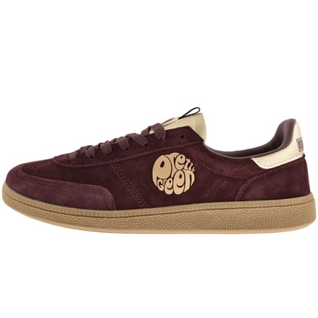 Product Image for Pretty Green Reunion Ramblas Trainers Maroon