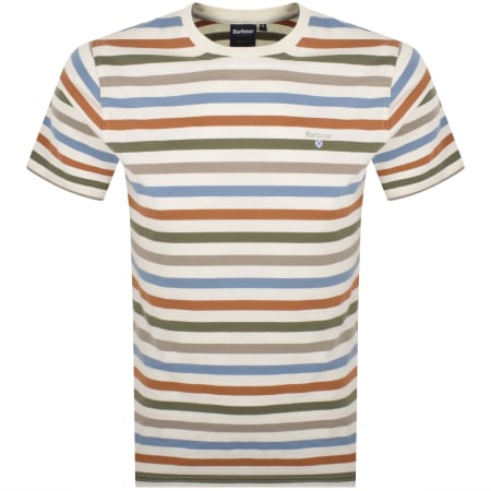 Product Image for Barbour Rokeby Stripe T Shirt White