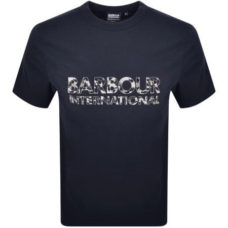 Product Image for Barbour International Bento Graphic T Shirt Navy