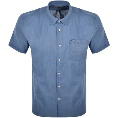 Product Image for Barbour Pigment Dyed Short Sleeve Shirt Blue