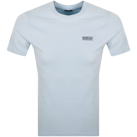 Product Image for Barbour International Small Logo T Shirt Blue