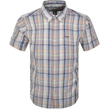 Product Image for Barbour Elton Short Sleeved Shirt Dark Denim