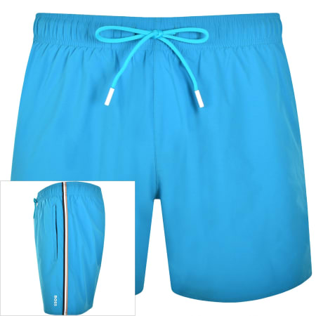 Product Image for BOSS Iconic Swim Shorts Turquoise