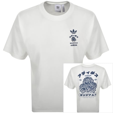 Product Image for adidas Originals Japan Florals T Shirt Off White