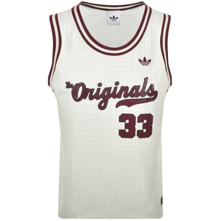 Product Image for adidas Originals Basketball Jersey Vest Ivory