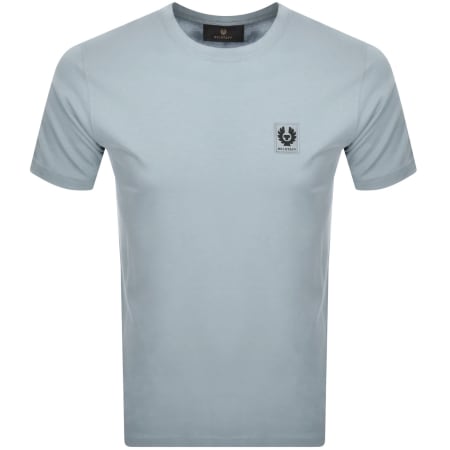 Product Image for Belstaff Short Sleeve Logo T Shirt Quarry Blue