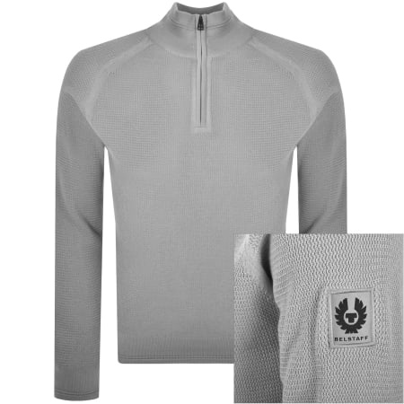 Product Image for Belstaff Guide Quarter Zip Jumper Grey