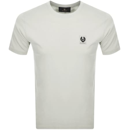 Product Image for Belstaff Short Sleeve Logo T Shirt Silver Birch