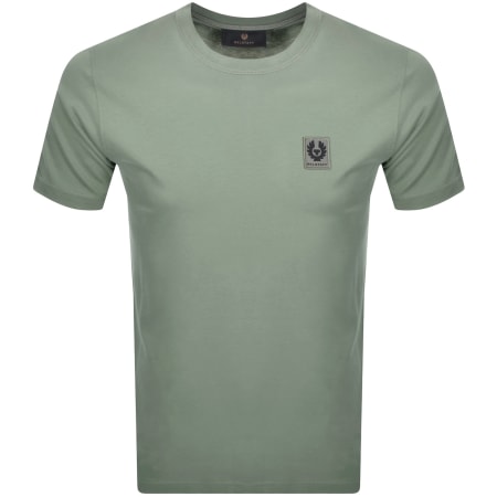 Product Image for Belstaff Short Sleeve Logo T Shirt Sage Green