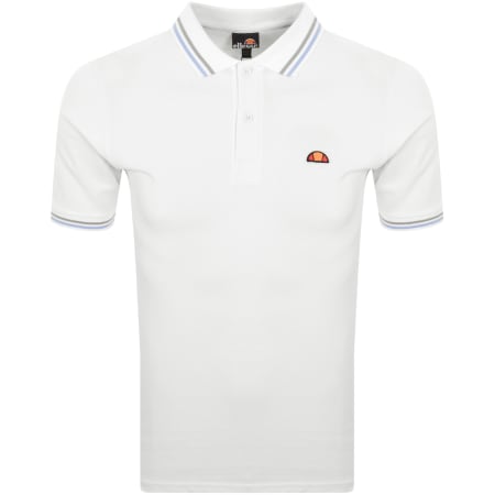 Product Image for Ellesse Rooks Tipped Polo T Shirt White