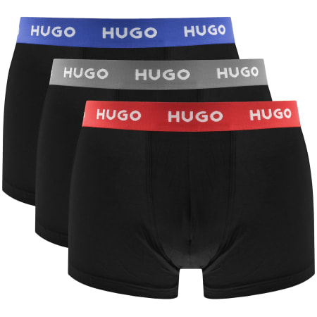 Product Image for HUGO 3 Pack Boxer Briefs Black