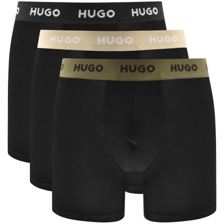 Product Image for HUGO 3 Pack Boxer Briefs Black