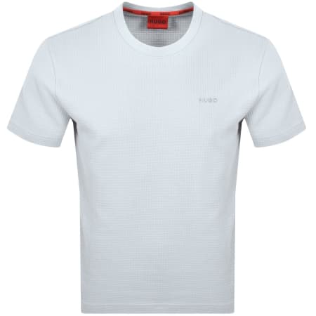Product Image for HUGO Austin Waffle T Shirt Grey
