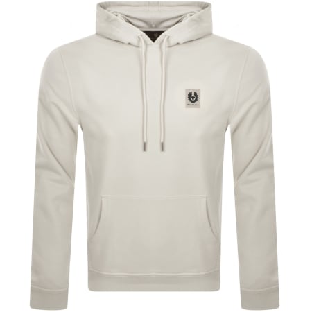 Product Image for Belstaff Logo Pullover Hoodie Cream