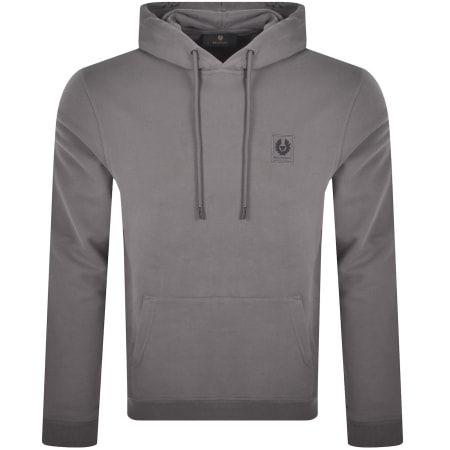 Product Image for Belstaff Logo Pullover Hoodie Grey