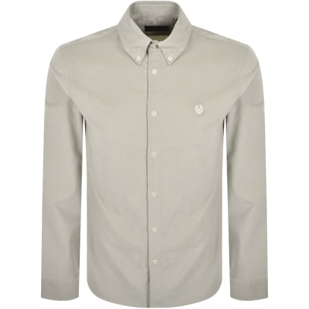 Product Image for Belstaff Corduroy Street Shirt Cement Grey