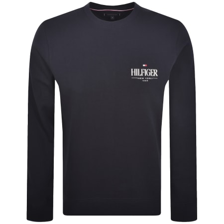 Product Image for Tommy Hilfiger Logo Sweatshirt Navy