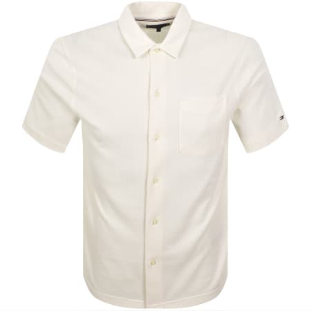 Product Image for Tommy Hilfiger Open Knit Polo Ivory Petal
